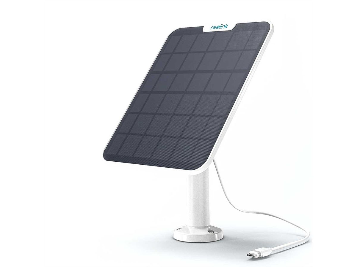 Reolink Solar Panel Version 2, USB-C, 6W, IP65, 4 Meter Cabel, blanc
