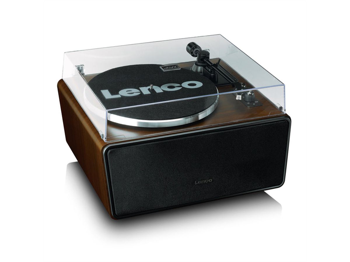 Lenco Plattenspieler LS-470WA, 4 eingebaute Lautsprecher 40W