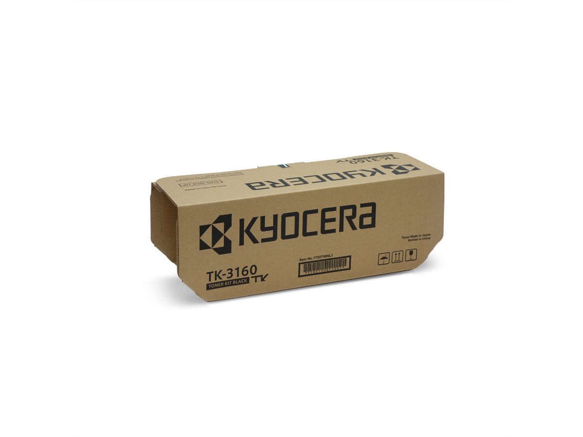 KYOCERA TK-3160, Toner, noir pour 12.500 p., Ecosys P3045dn