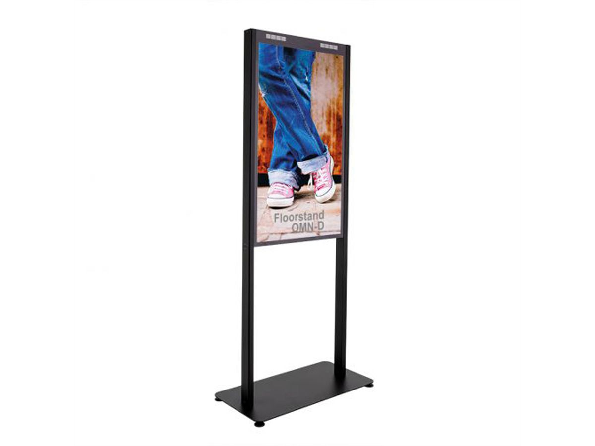 Hagor Floorstand OM46N-D, système de support spécifique à l'écran pour Samsung OM46N-D