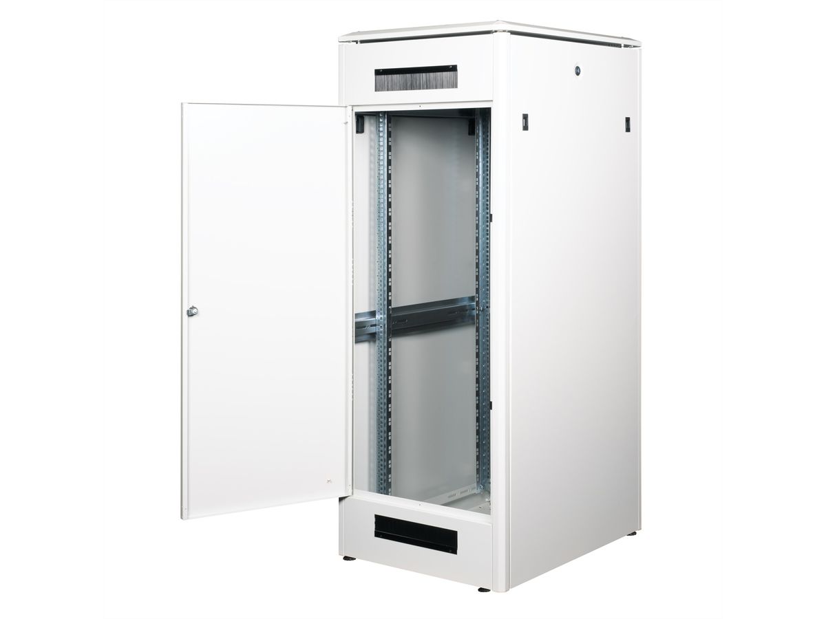 ROLINE 19-Zoll Netzwerkschrank Pro 32 HE, 600x800 BxT Glastür grau