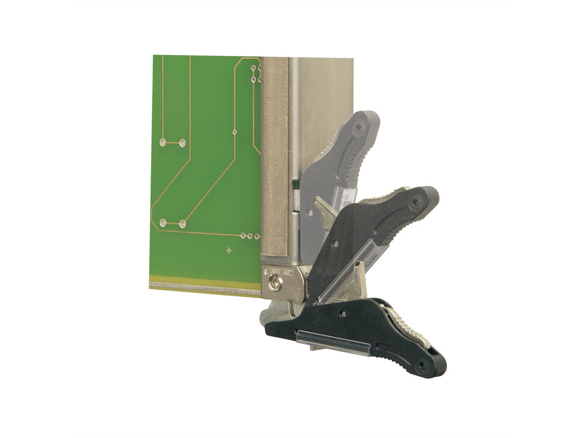 SCHROFF ATCA Kit de panneau frontal, poignée IEA sans ressort, acier inoxydable, 8 U, 6 HP