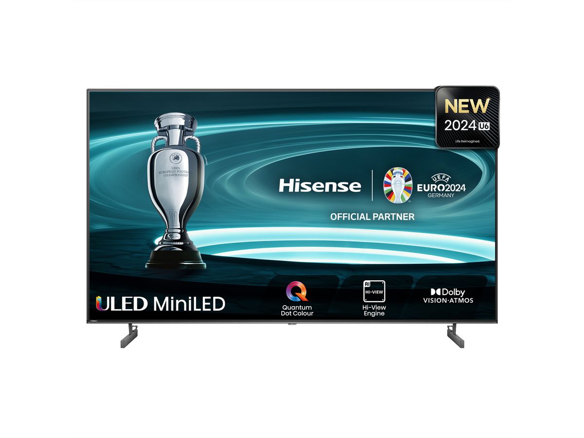 Hisense TV 55U6NQ, 55", ULED 4K, Mini LED, 60Hz