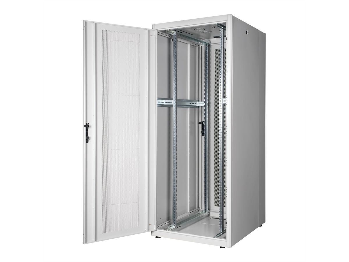 ROLINE 19-Zoll Serverschrank Basic 42 HE, 800x1000 BxT perforiert grau