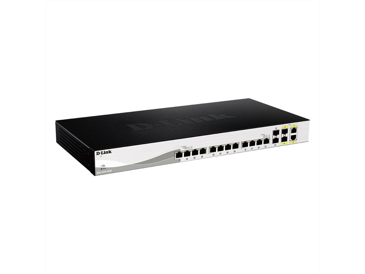 D-Link DXS-1210-16TC 16-Port Switch Smart Managed 10G 2x SFP+ 2x Combo