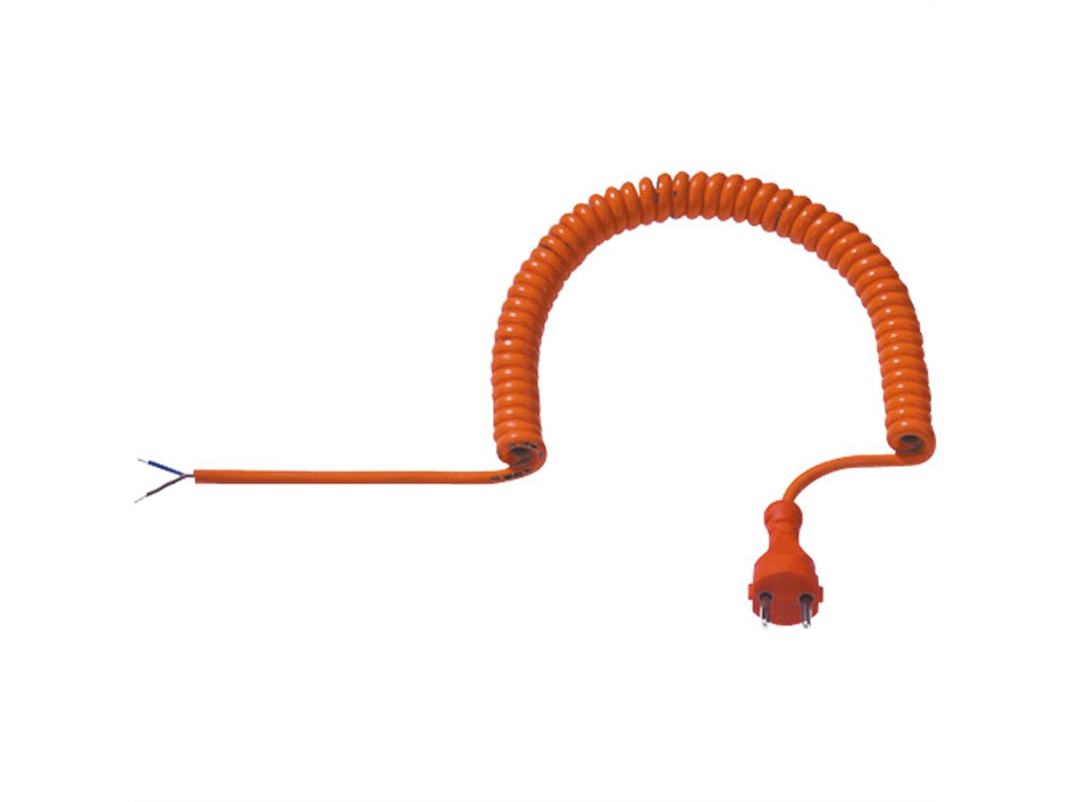 BACHMANN câble réversible H05BQ-F 2x1.00 orange