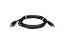 ROLINE RM USB 2.0 Kabel, Typ A-B, schwarz, 0,8 m