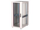 ROLINE 19-Zoll Netzwerkschrank Basic 26 HE, 600x800 BxT Glastür grau