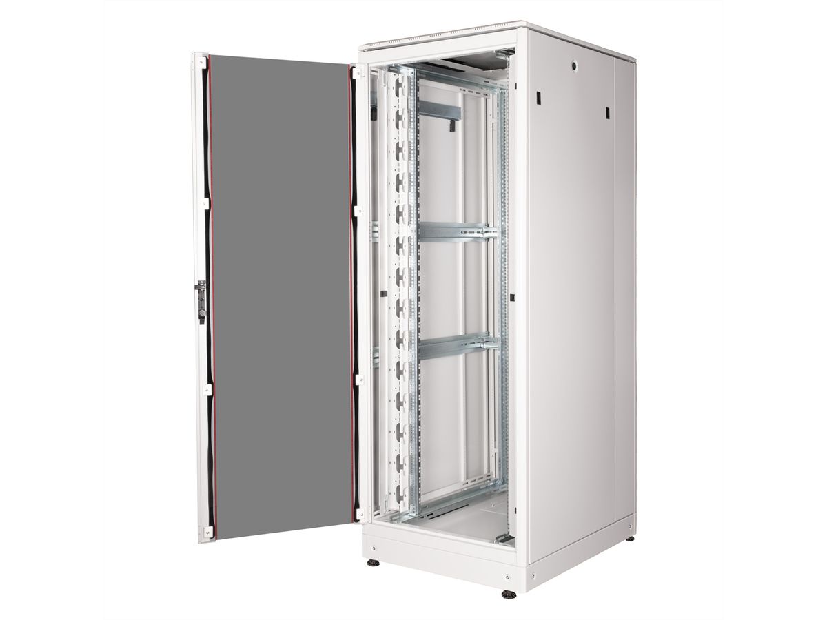 ROLINE 19-Zoll Netzwerkschrank Pro 42 HE, 800x1000 BxT Glastür grau