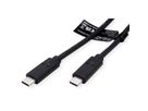 VALUE Câble USB4 Gen3x2, C–C, M/M, 100W, noir, 0,5 m