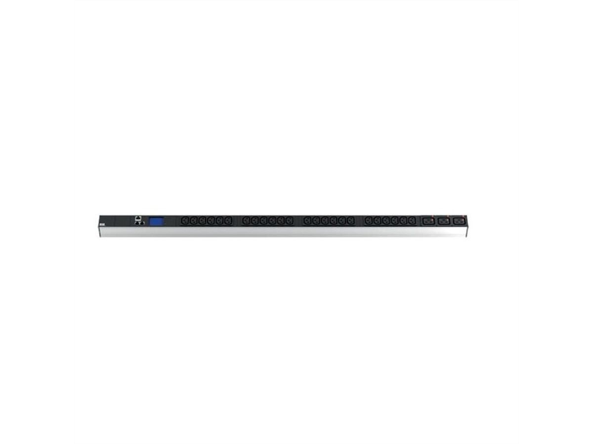 BN0500 19" PDU 1UH 24xC13 4xC19, CEE 16, bleu, noir, 3 m