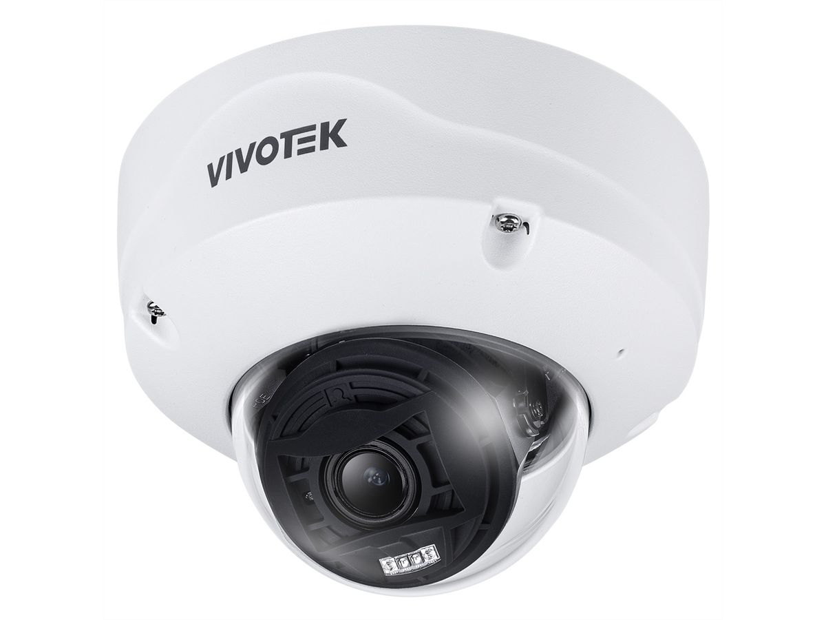 Vivotek FD9387-EHTV-v3 Vandal-Dome Kamera 5 MP, 29.9-101.1°, IR-LED bis 50m