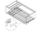 SCHROFF Montageplatte Standard - MONTAGEPLATTE 280T 63TE