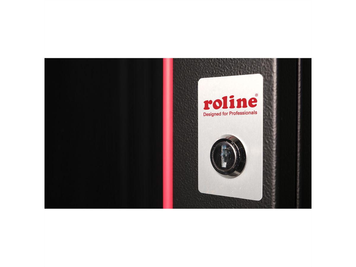 ROLINE 19" Boîtier mural Pro 20U, 600x600 LxP noir