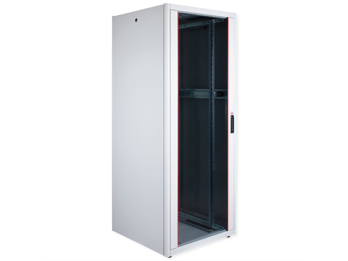 ROLINE 19-Zoll Netzwerkschrank Pro 42 HE, 800x800 BxT Glastür grau