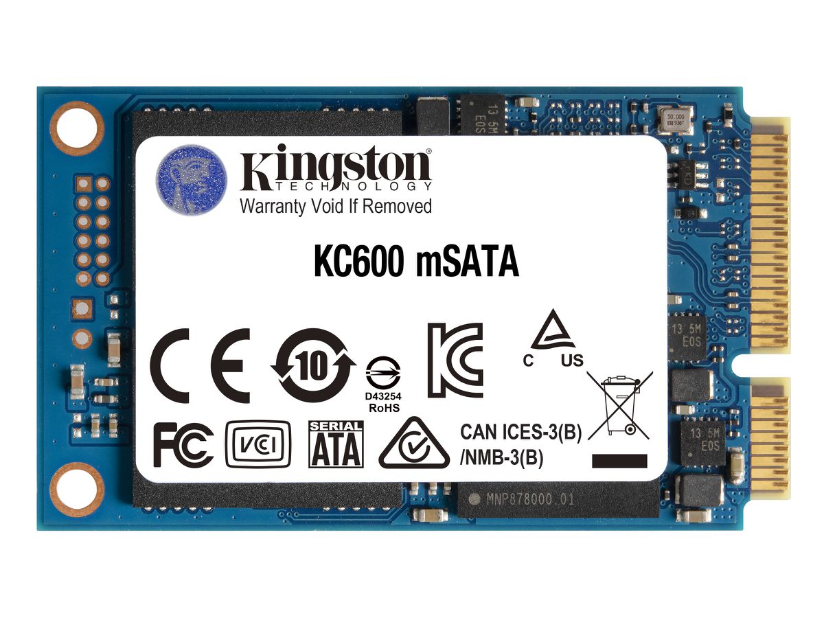 Kingston Technology SSD KC600 SATA3 mSATA de 256 Go