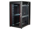 ROLINE 19" Baie réseau Pro 26U, 800x1000 LxP Porte verre noir