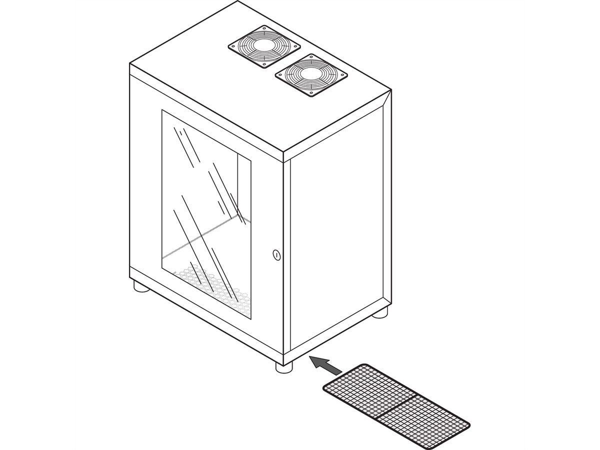 Kit de filtre à air Epcase SCHROFF pour valise 10'' (x3)