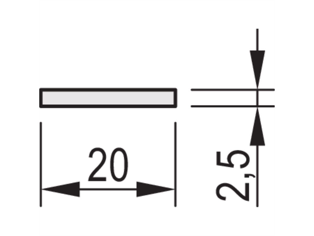 SCHROFF Frontplatten für D-Sub Steckverbinder - TEILFRONTPL.3HE 4TE 2X9 DC