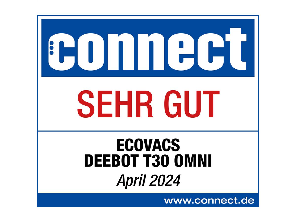 Ecovacs Saugwischroboter T30 OMNI, Deebot, schwarz