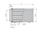 SCHROFF Komplettgehäuse, ungeschirmt - PROPAC PRO GEH.3HE 84TE 386T