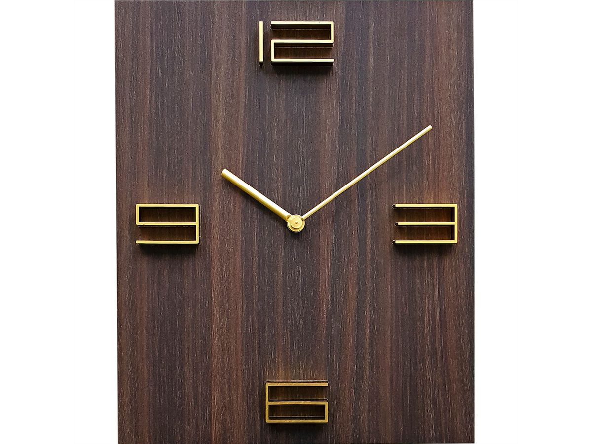 Technoline Horloge murale WT2100 marron Horloge à quartz