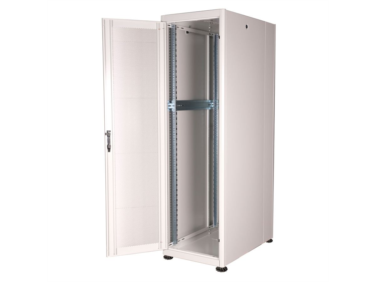 ROLINE 19-Zoll Serverschrank Basic 42 HE, 600x1000 BxT perforiert grau