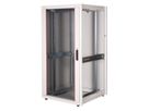 ROLINE 19-Zoll Netzwerkschrank Basic 32 HE, 800x800 BxT Glastür grau