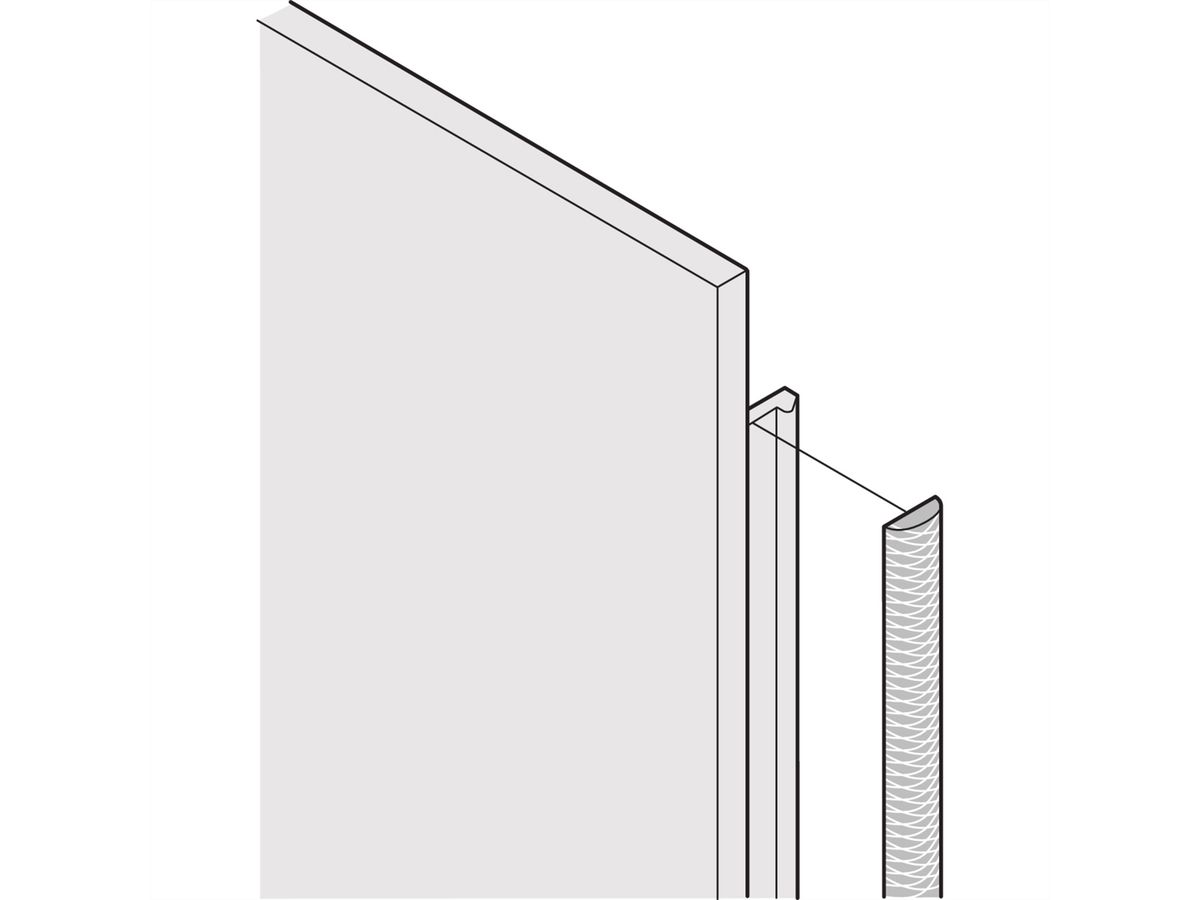 SCHROFF Panneau arrière pour RatiopacPRO/PropacPRO, perforé, blindage rétrofit, textile, 5 U, 42 CV