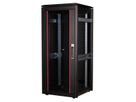 ROLINE 19-Zoll Netzwerkschrank Pro 26 HE, 600x600 BxT Glastür schwarz