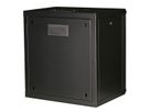 ROLINE 19" Boîtier mural Pro 12U, 600x450 LxP noir