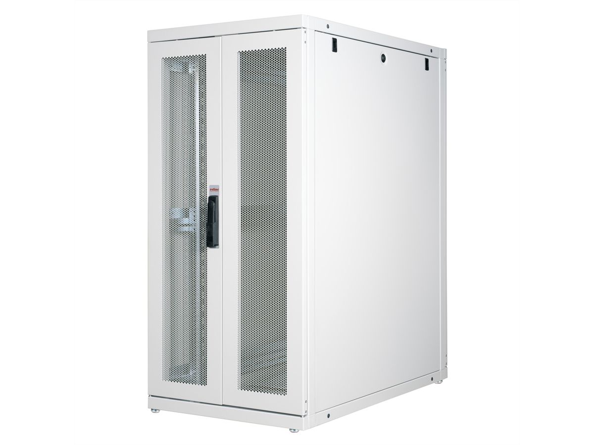 ROLINE 19-Zoll Serverschrank Pro 26 HE, 600x1000 BxT grau Plexiglas