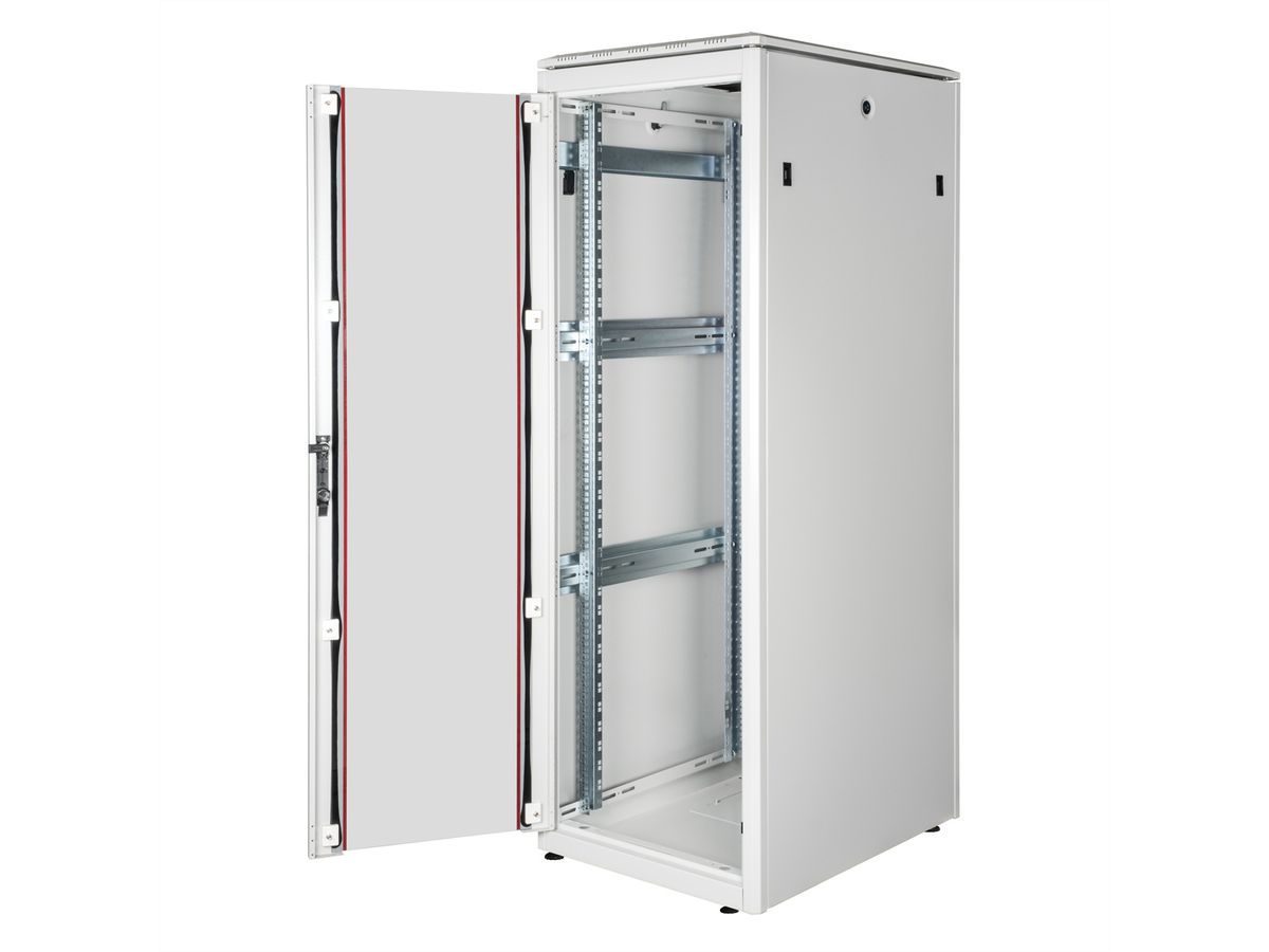 ROLINE 19-Zoll Netzwerkschrank Pro 36 HE, 600x800 BxT Glastür grau