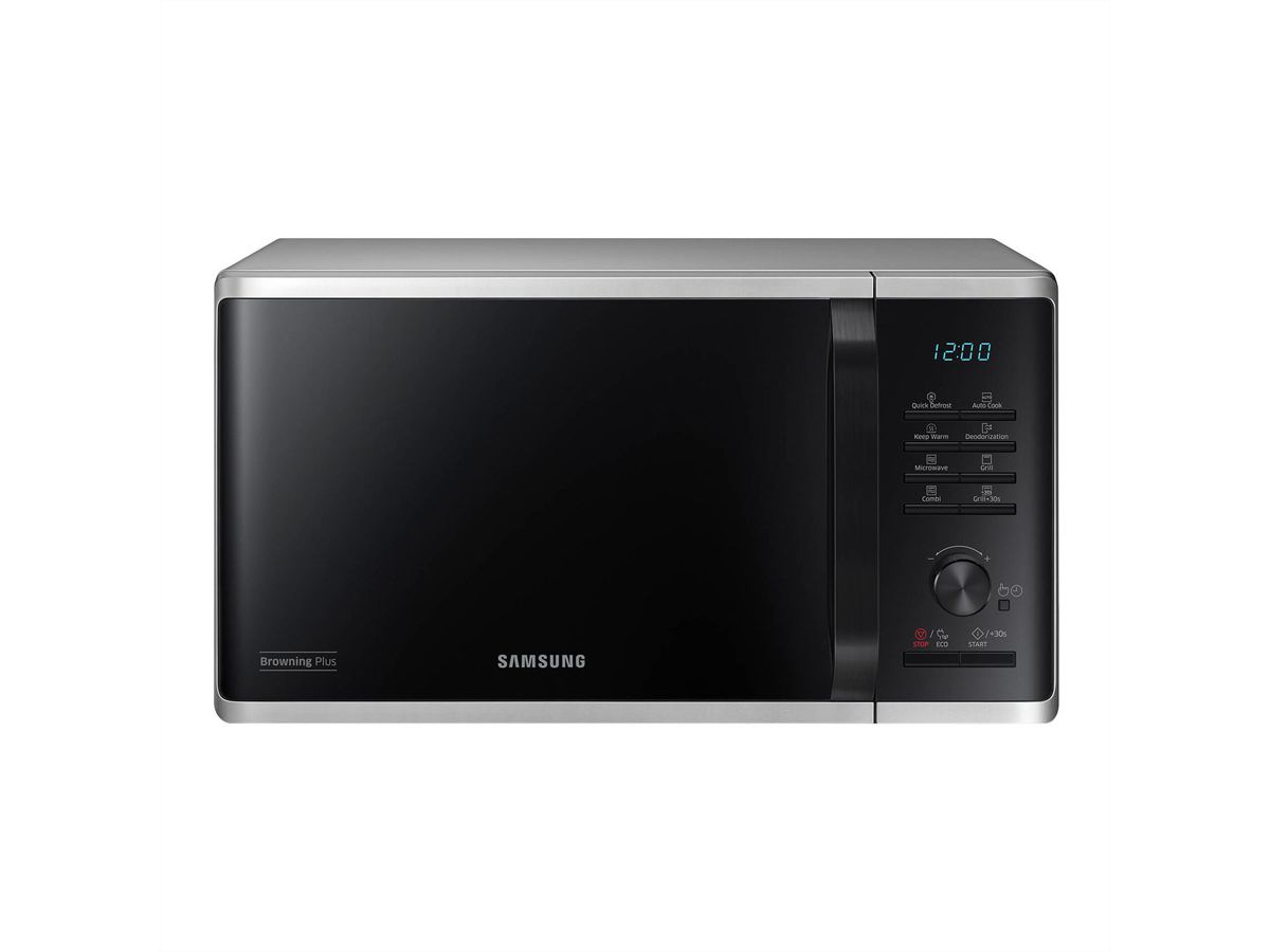 Samsung Mikrowelle mit Grill MW3500, 23L, 800W, MG23K3505AS, Silber -  SECOMP AG