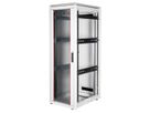 ROLINE 19-Zoll Netzwerkschrank Pro 36 HE, 600x800 BxT Glastür grau