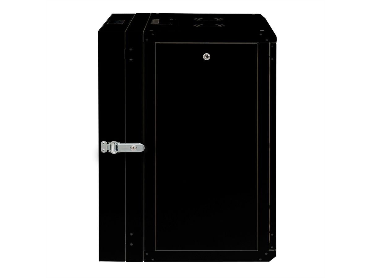 ROLINE 19" Boîtier mural Pro 16U, 600x600 LxP pivotant en 2 parties noir