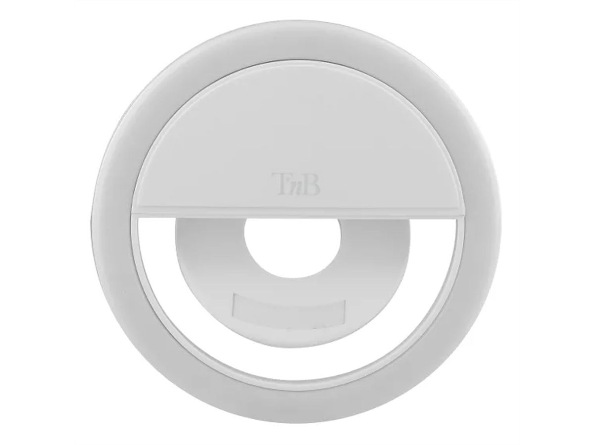 T'nB Influence LED Ring Clip für Smartphone, 6500K,125 mAh Akku