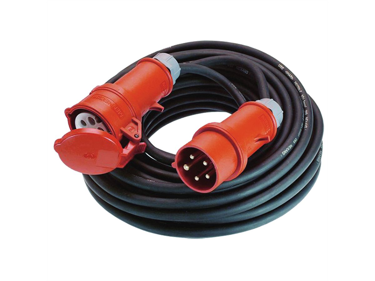 BACHMANN Câble prol. 5G1,5mm² noir, 10m, ALLEMAND, 10 m