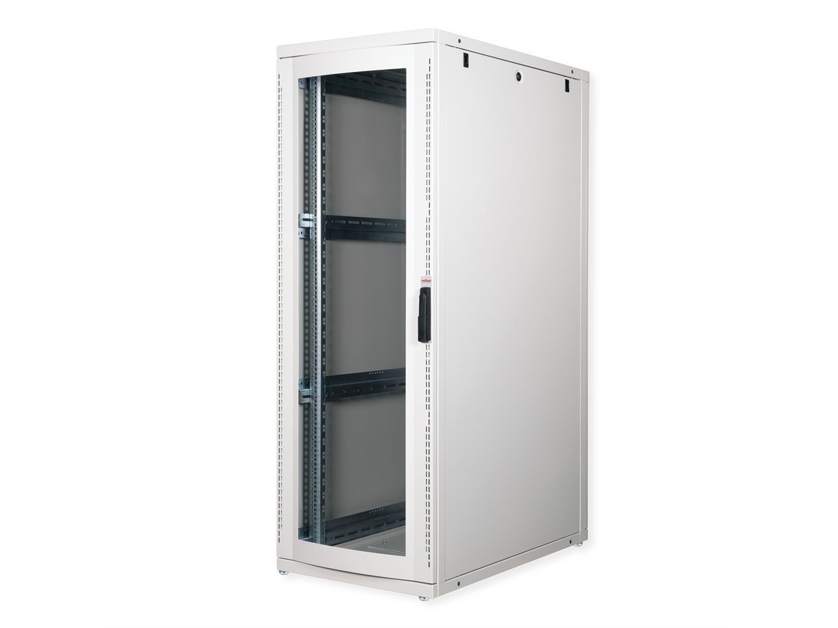 ROLINE 19-Zoll Serverschrank Pro 36 HE, 600x1000 BxT grau Plexiglas