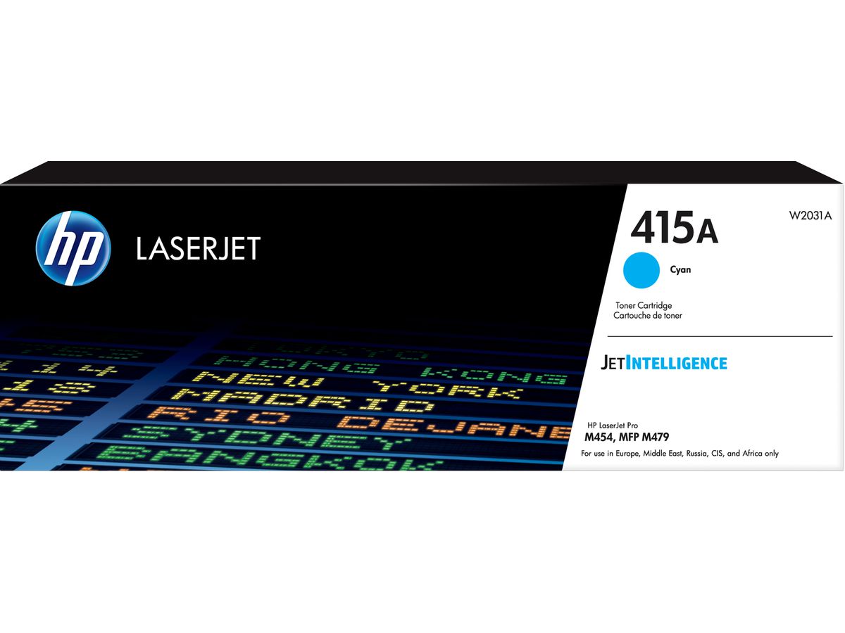 HP 415A Toner cyan LaserJet authentique