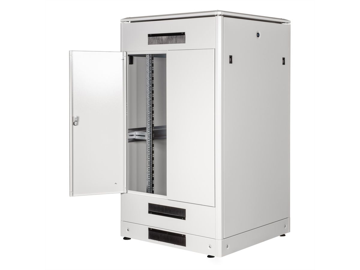 ROLINE 19-Zoll Netzwerkschrank Pro 26 HE, 800x800 BxT Glastür grau