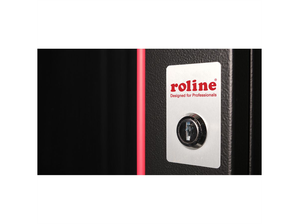 ROLINE 19" Boîtier mural Pro 9U, 450x600 LxP noir