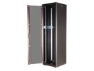 ROLINE 19-Zoll Netzwerkschrank Basic 42 HE, 600x600 BxT Glastür schwarz