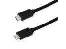 ROLINE GREEN Câble USB 3.2 Gen 2x2, avec Emark, C-C, M/M, 20Gbit/s, 100W, noir, 2 m
