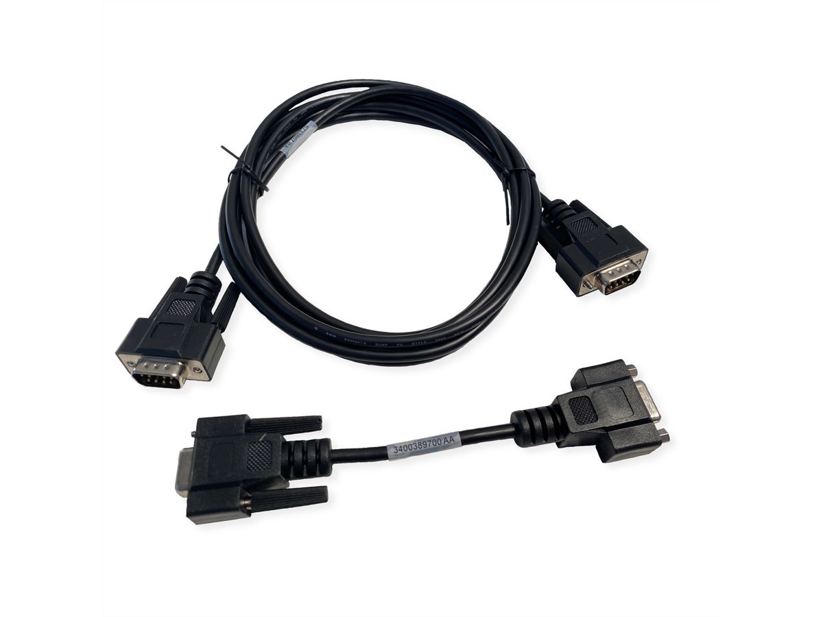 EATON Interface cable for IBM iSeries / AS 400 zu MS-Relay Card 19.21.0016 Sub D 9-9 m-m mit Adapter f-f, Inkl. Adapter m>f