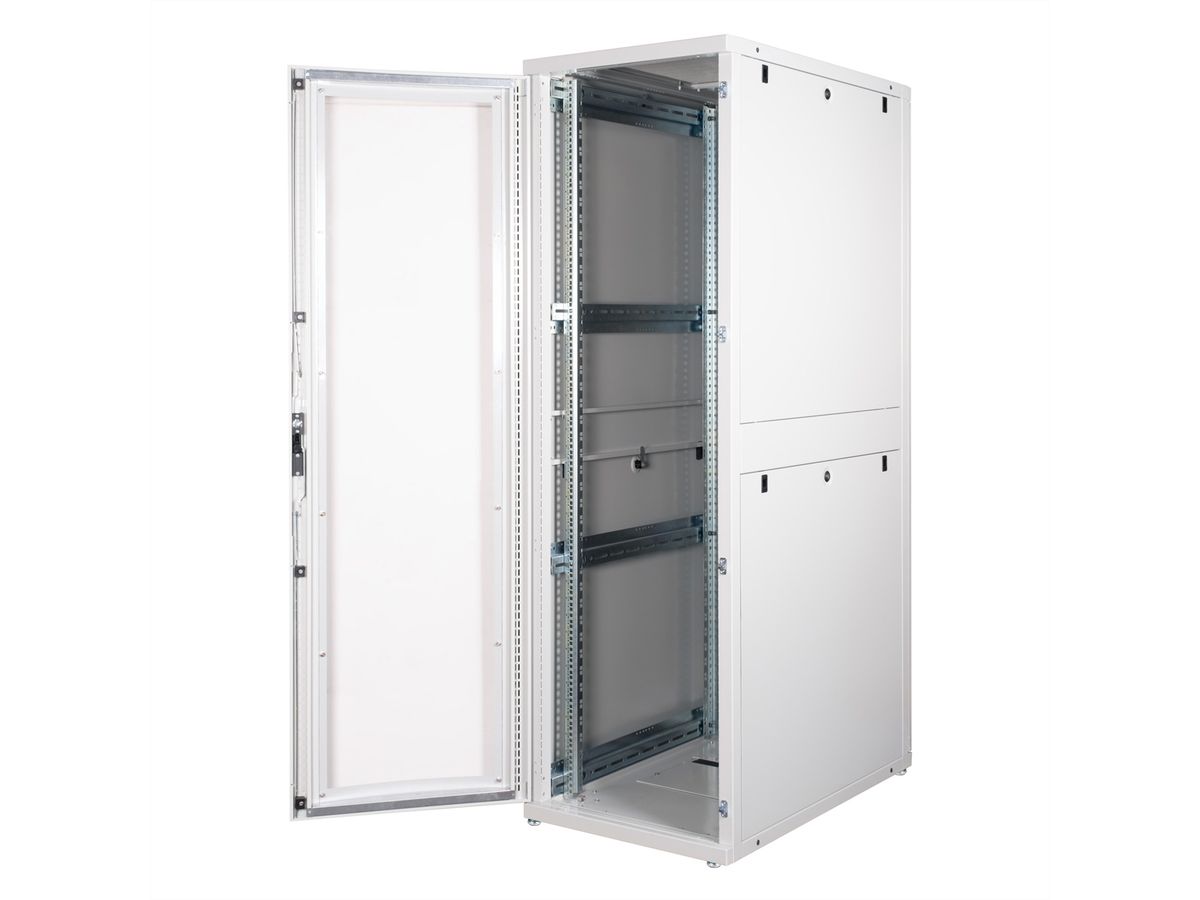 ROLINE 19-Zoll Serverschrank Pro 42 HE, 600x1000 BxT grau Plexiglas