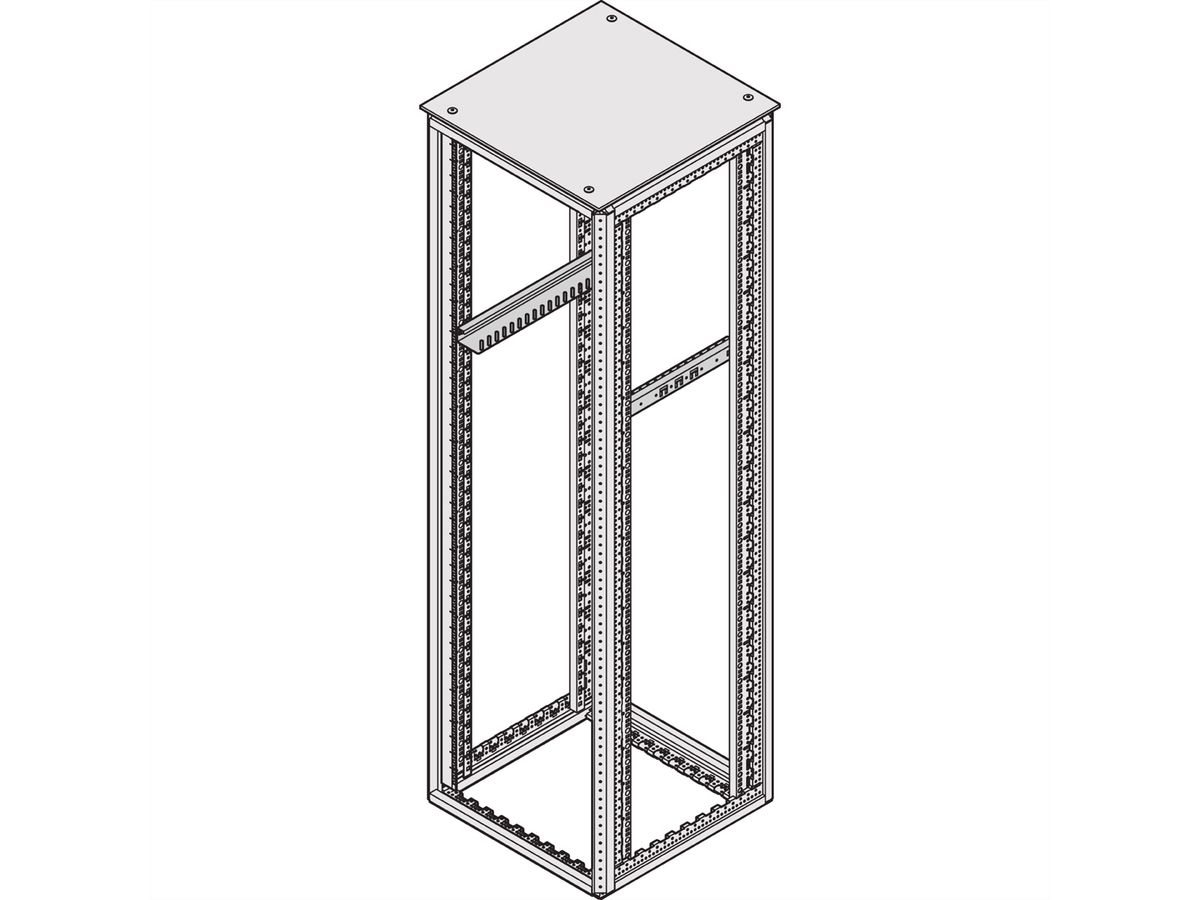 SCHROFF Schwerlastgleitschiene 100 kg - GLEITSCHIEN/SCHWERL. 600 10X