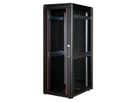 ROLINE 19" Baie réseau Pro 32U, 600x800 LxP Porte verre noir