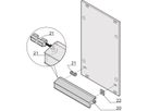 SCHROFF Aluminium-Profilgriff - ALU-PROFILGRIFF 42TE