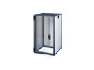 Armoire Novastar SCHROFF avec porte vitrée et panneau arrière, Heavy-Duty, RAL 7021/7035, 1745H 553W 600D